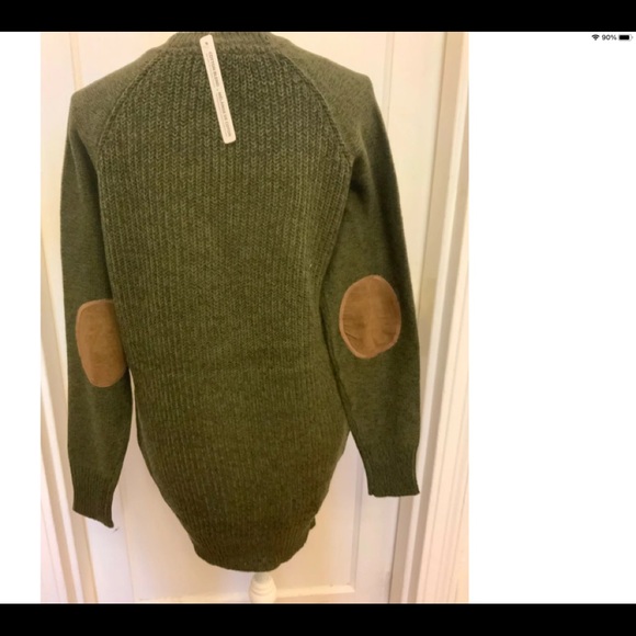 Cloth by design Twisted Open Front Cardigan Dark Olive NWT - Picture 2 of 3